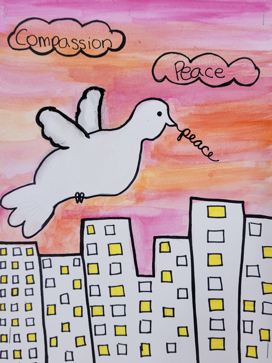 Peace Dove Paintings inspired by Pablo Picasso